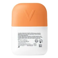 Fluid hidratant colorat cu protectie solara SPF 50 Nuanta Light Capital Soleil UV Aqua, 50 ml, Vichy