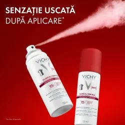 Spray Antiperspirant Deo Clinical Control 96h, 125ml, Vichy