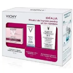 Vichy Idealia PNM + Mineral 89 Gel x 5ml + Purethe Thermale Demachiant 3 in 1 x 100 ml