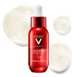 Liftactiv Collagen Specialist 16, Ser Antirid Fortifiant, pentru corectarea celor 16 semne ale imbatranirii, potrivit pentru orice tip de ten, 30 ml, Vichy