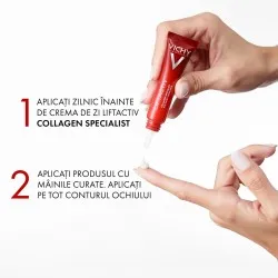 Crema pentru ingrijirea ochilor Liftactiv Collagen Specialist, 15ml, Vichy