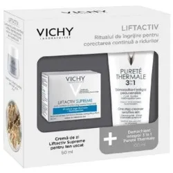 Vichy Liftactiv Supreme Ten Uscat 50ml + Demachiant Integral 3 in 1 Purete Thermale 100ml