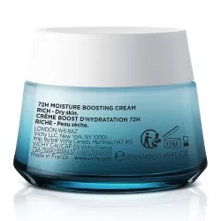 VICHY MINERAL 89 Crema intens hidratanta 72H, cu acid hialuronic si niacinamida, ten uscat, 50 ml