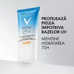 Mineral 89 Fluid Hidratant 72H SPF50, 50ml, Vichy