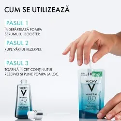 Gel Zilnic Efect de Fortifiere si Reumplere Refill, Mineral 89, 50ml, Vichy