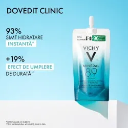Gel Zilnic Efect de Fortifiere si Reumplere Refill, Mineral 89, 50ml, Vichy