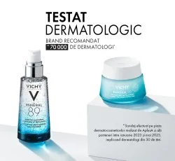 Crema Hidratanta Non-grasa 48H Mineral 89 Sorbet, 50ml, Vichy