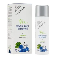 Crema regeneranta de noapte cu complex antioxidant din struguri, 50ml, Viorica Vie