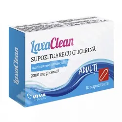 Vitalia LaxaClean Supozitoare cu Glicerina Adulti -buc x 10