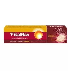 Vitamax Efervescent, 20 comprimate, Perrigo