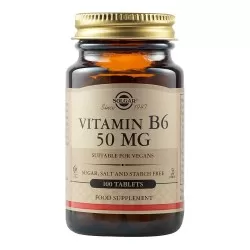 Vitamin B6 50mg, 100 tablete, Solgar