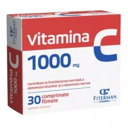 Vitamina C 1000 mg, 30 comprimate filmate, Fiterman