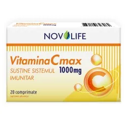 Vitamina C Max 1000mg, 20 comprimate, Novolife
