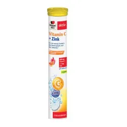 Vitamina C+Zinc, 15 tablete efervescente, Doppleherz