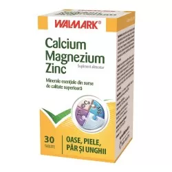Calcium Magnezium Zinc, 30 tablete, Walmark