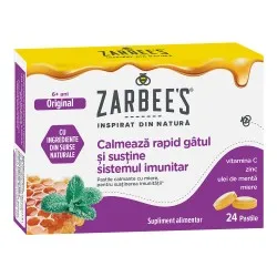 Pastile pentru gat Zarbee`s, 24 bucati, Kenvue