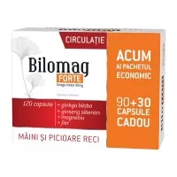 Bilomag forte Circulatie, 120 capsule, Zdrovit