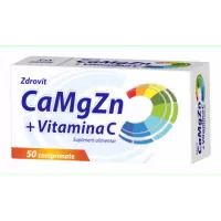 Zdrovit Calciu + Magneziu + Zinc + Vit C -cpr. x 50