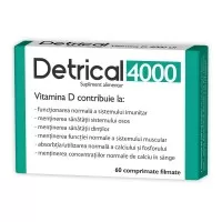 Detrical Vitamina D 4000UI, 60 comprimate, Zdrovit