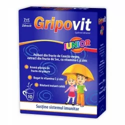 Gripovit Junior, 10 plicuri, Zdrovit