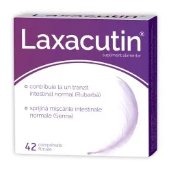 Laxacutin, 42 comprimate filmate, Zdrovit