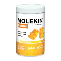 Jeleuri Molekin Imuno +3ani Aroma Portocala, 60 buc, Zdrovit