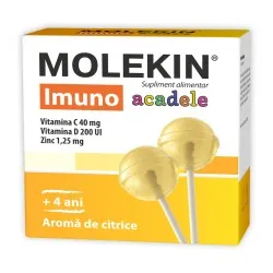 Acadele Molekin Imuno +4ani Aroma Citrice, 12 buc, Zdrovit