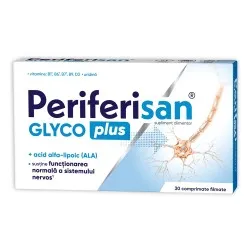 Periferisan Glyco Plus, 30 comprimate filmate, Zdrovit