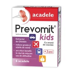 Acadele cu Aroma Coacaze Prevomit Kids +3ani, 6 buc, Zdrovit
