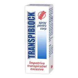 Spray pentru corp Transpiblock, 50 ml, Zdrovit