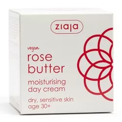 Crema de fata hidratanta Rose Butter, 50 ml, Ziaja