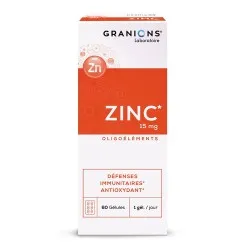 Zinc gluconat, 15 mg, 60 capsule, Granions