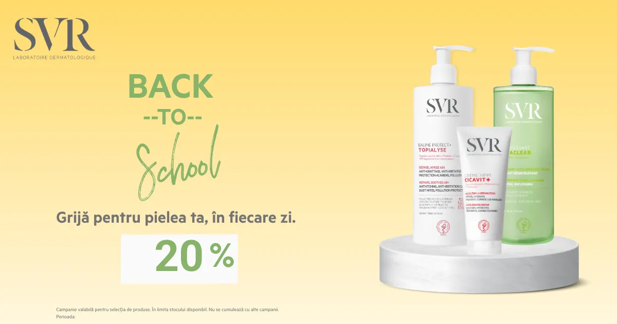[BACK TO SCHOOL] SVR - 20% discount