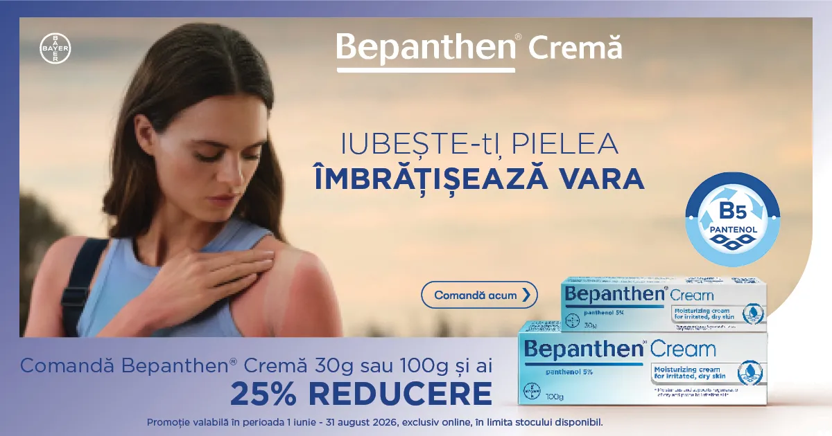 Bayer - Bephanten crema 100g & 30g - 25% reducere