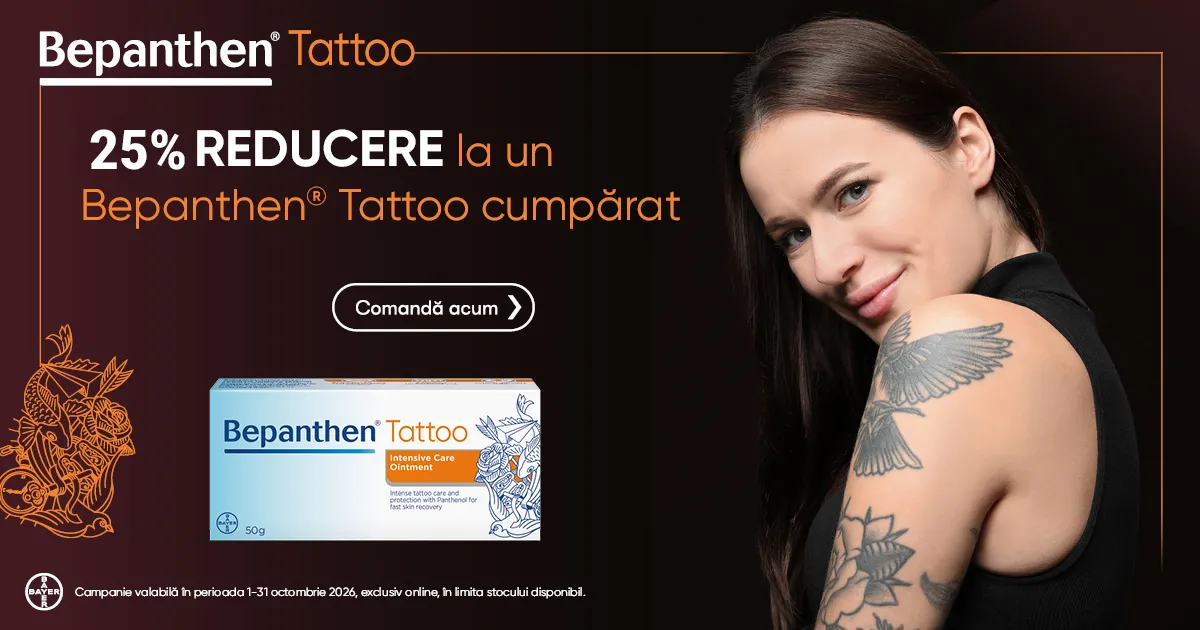 Bephanten Tattoo - 25% reducere