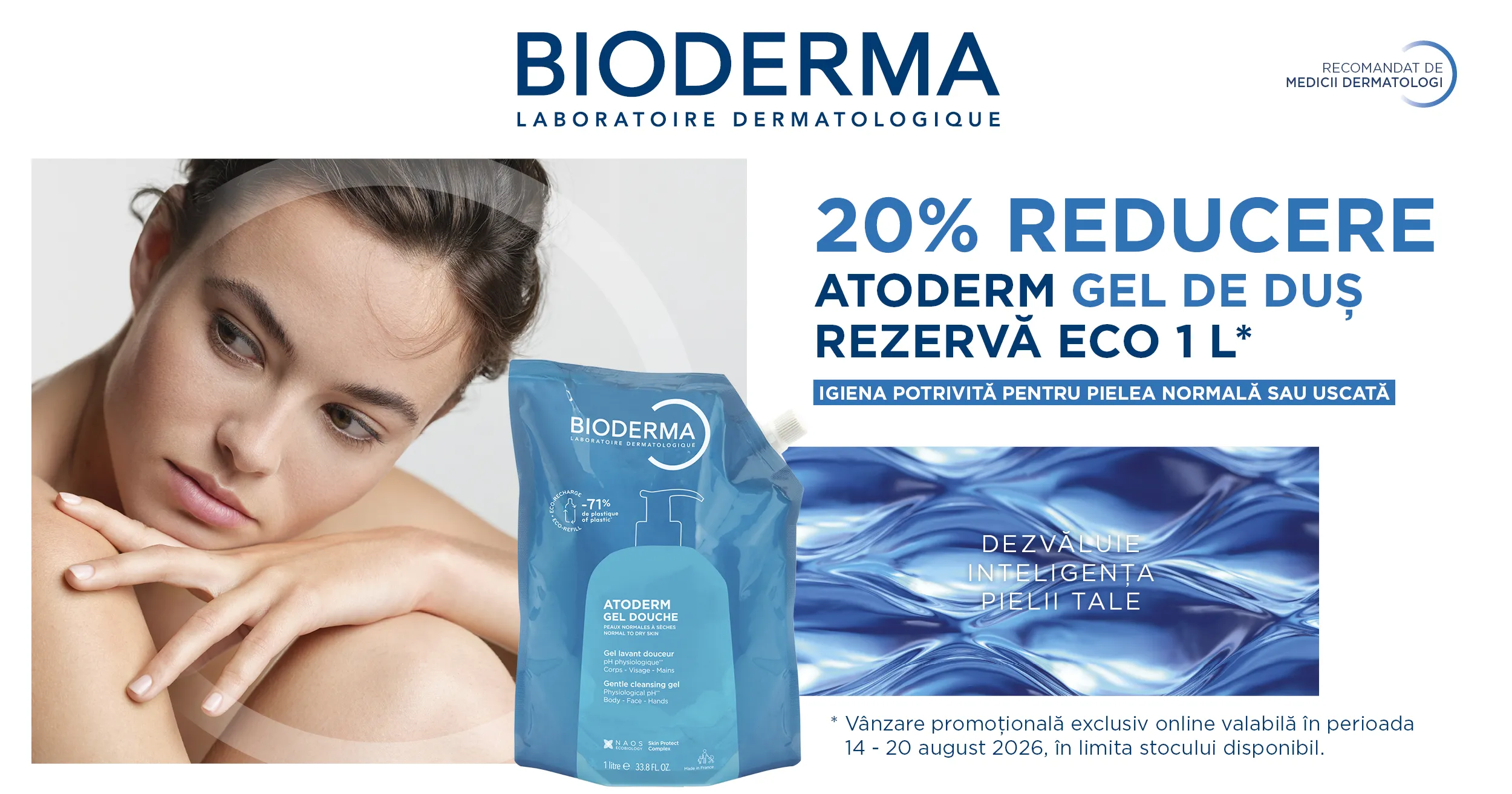 Bioderma - Atoderm - Exclusiv online - 20% discount