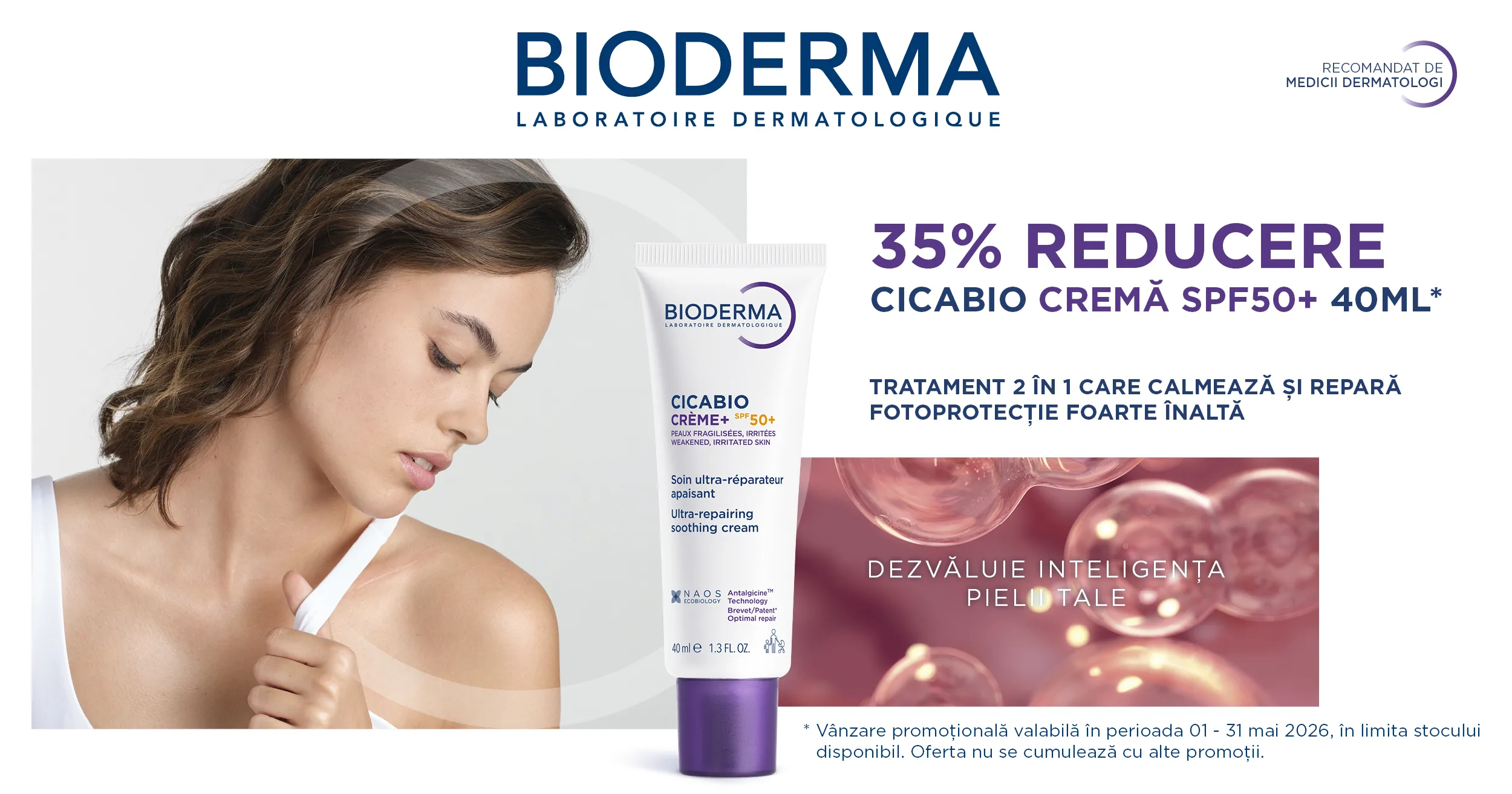 Bioderma Cicabio Crema - 35% reducere