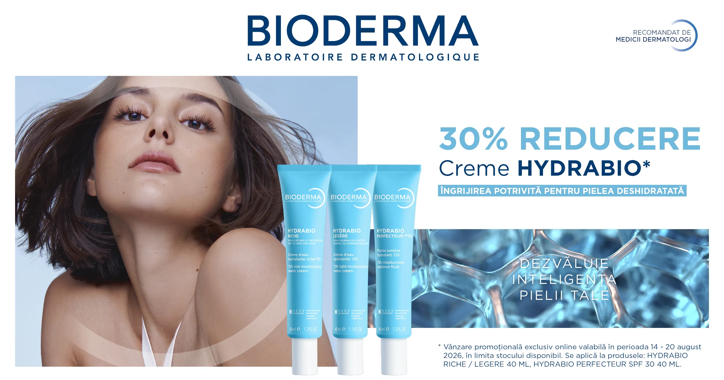 Bioderma - Hydrabio - Exclusiv online - 30% discount