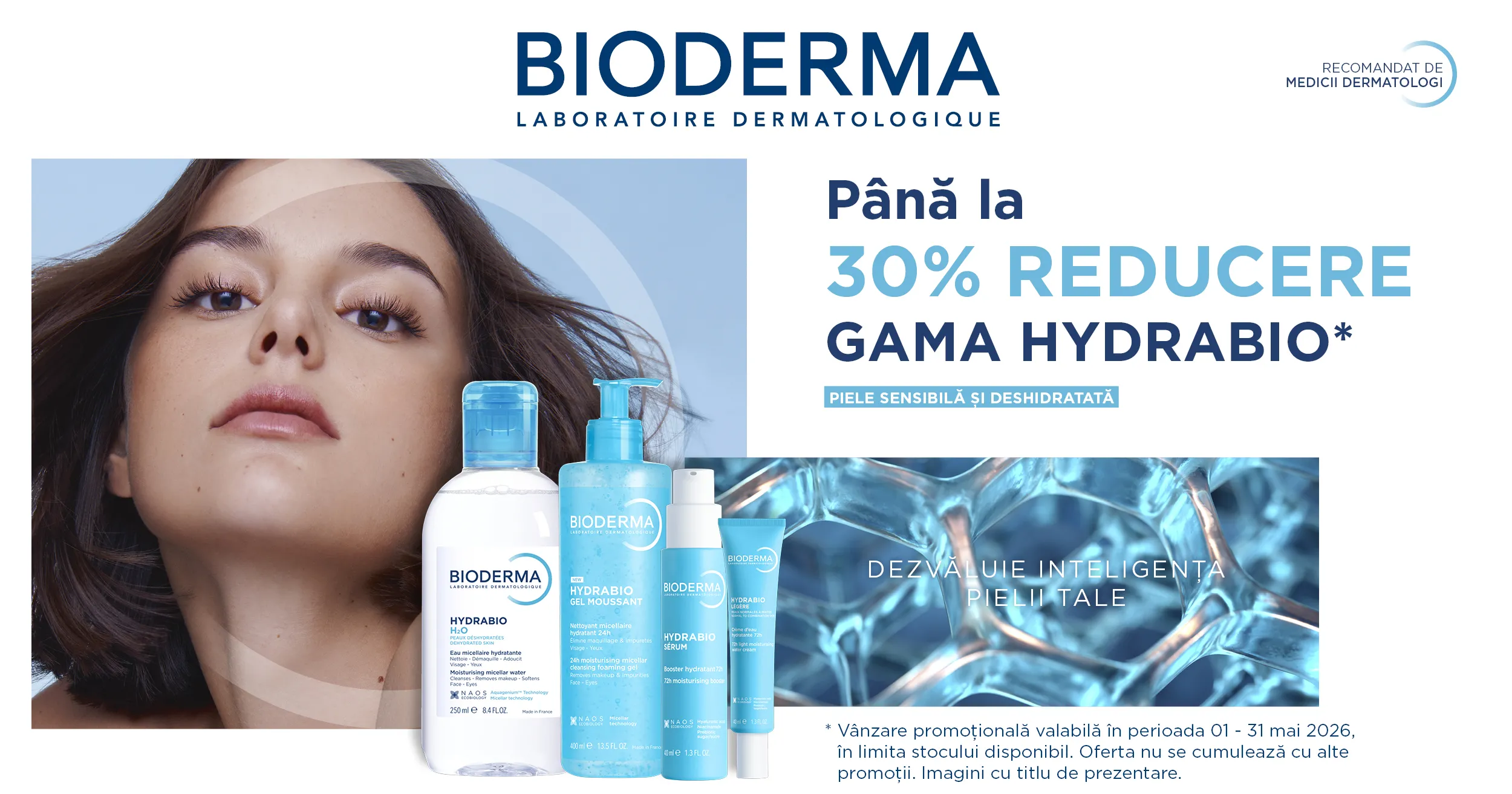 Bioderma Hydrabio - Pana la 30% reducere