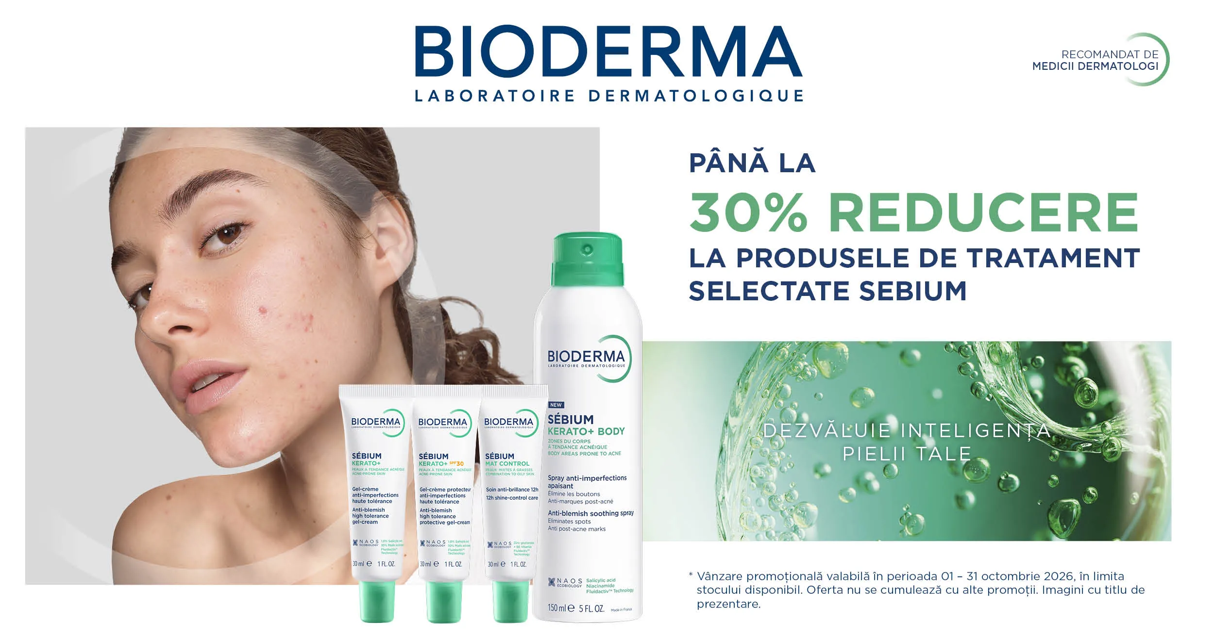 Bioderma Sebium - Pana la 30% reducere