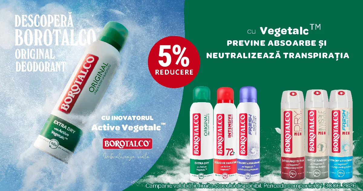 Borotalco - 5% discount