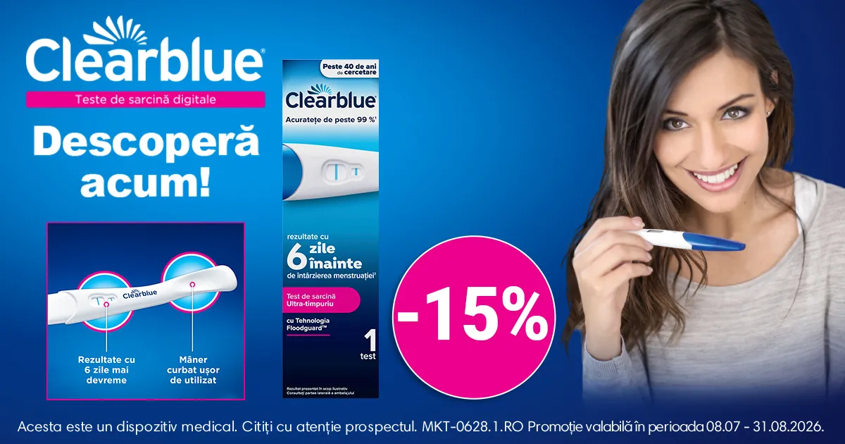 ClearBlue - P&G - 15% discount