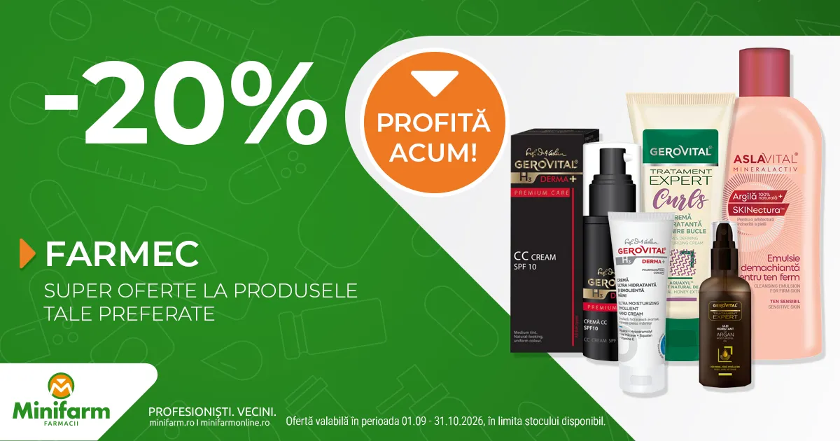 Farmec - 20% reducere