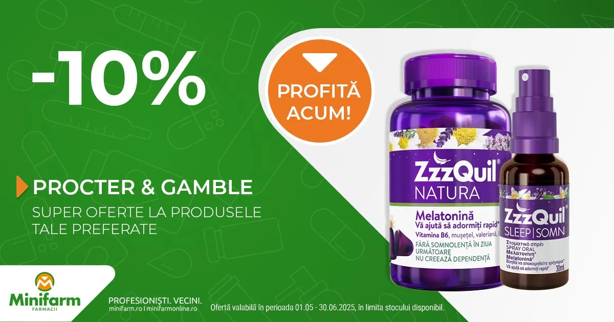 Fixodent & ZzzQuil - P&G - 10% reducere