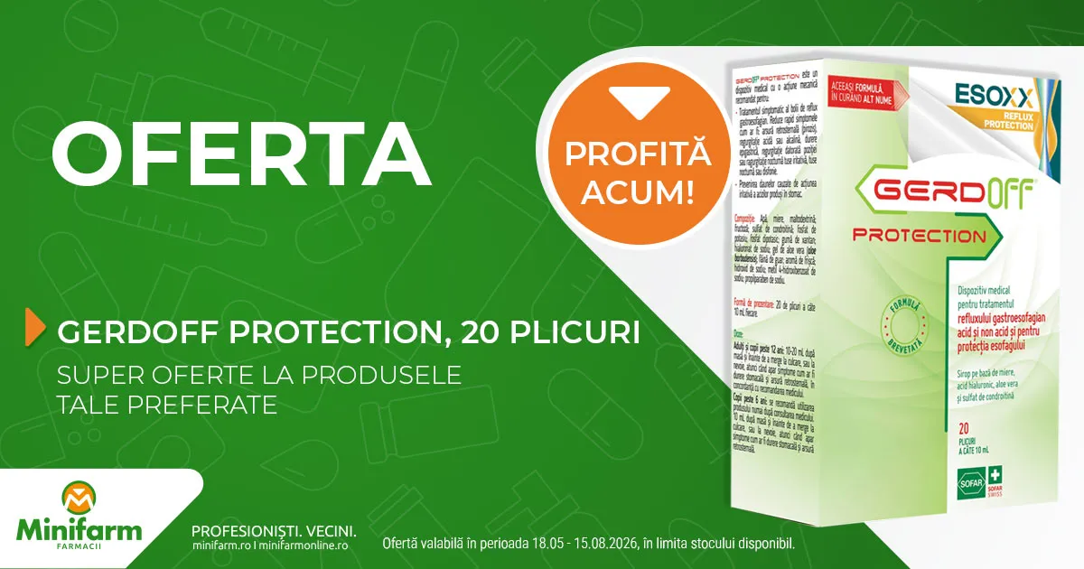 Gerdeoff protection, 20 plicuri, Sofar - Oferta