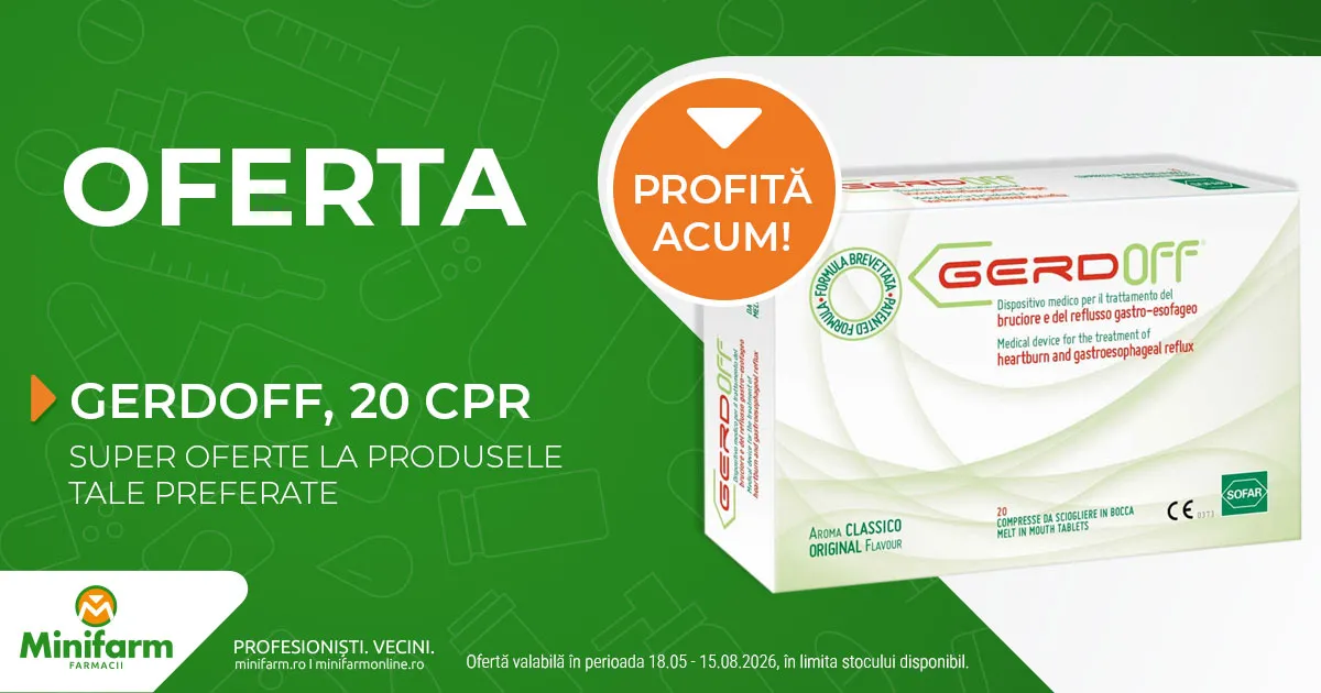 Gerdoff, 20 comprimate, Sofar - Oferta