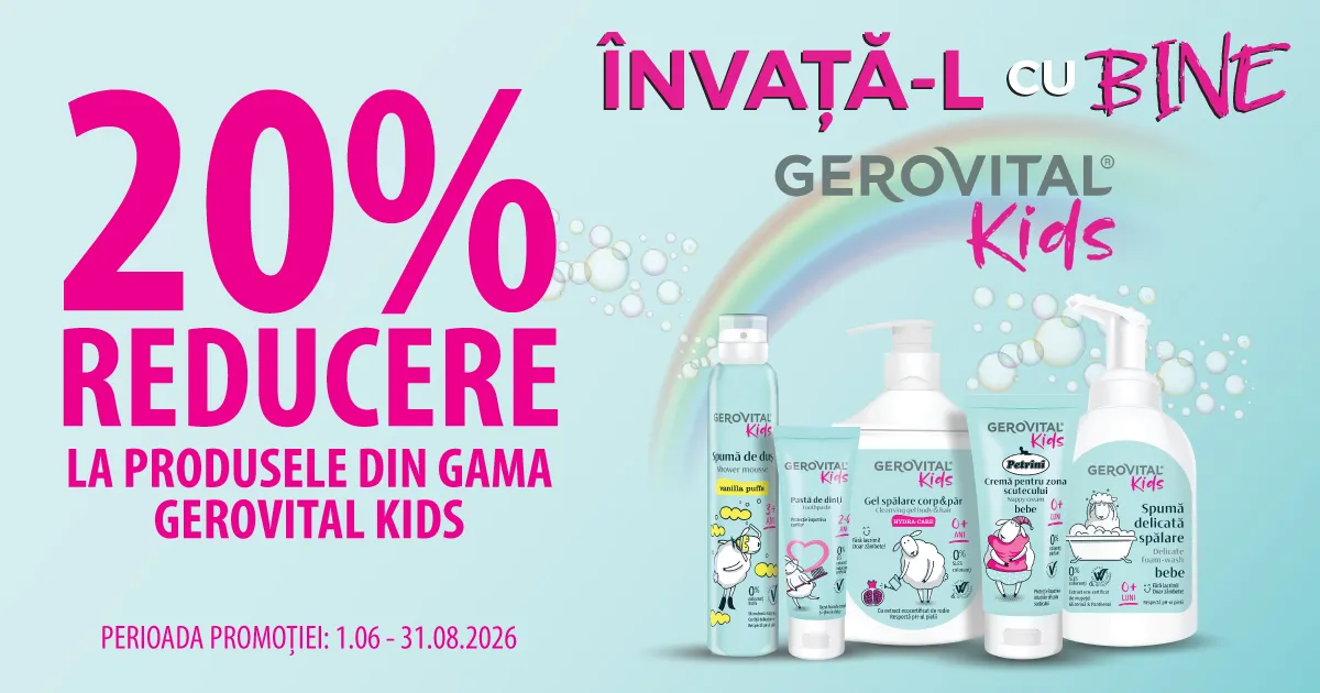 Gerovital Kids - 20% discount
