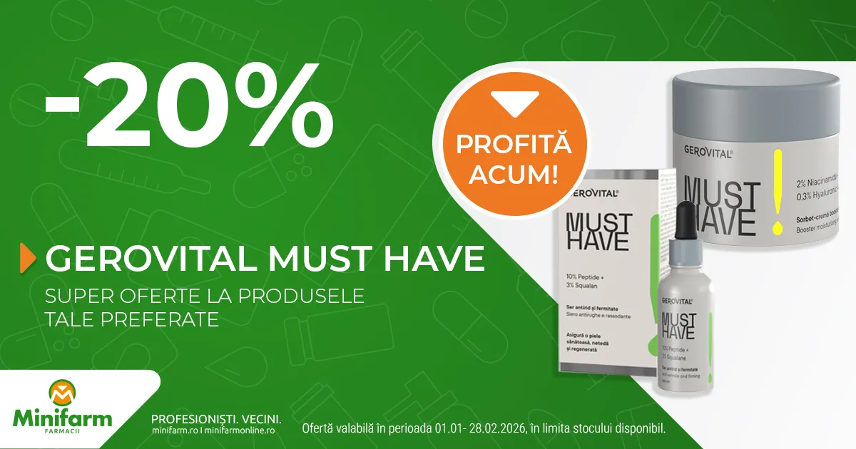 Gerovital - Must Have- 20% discount