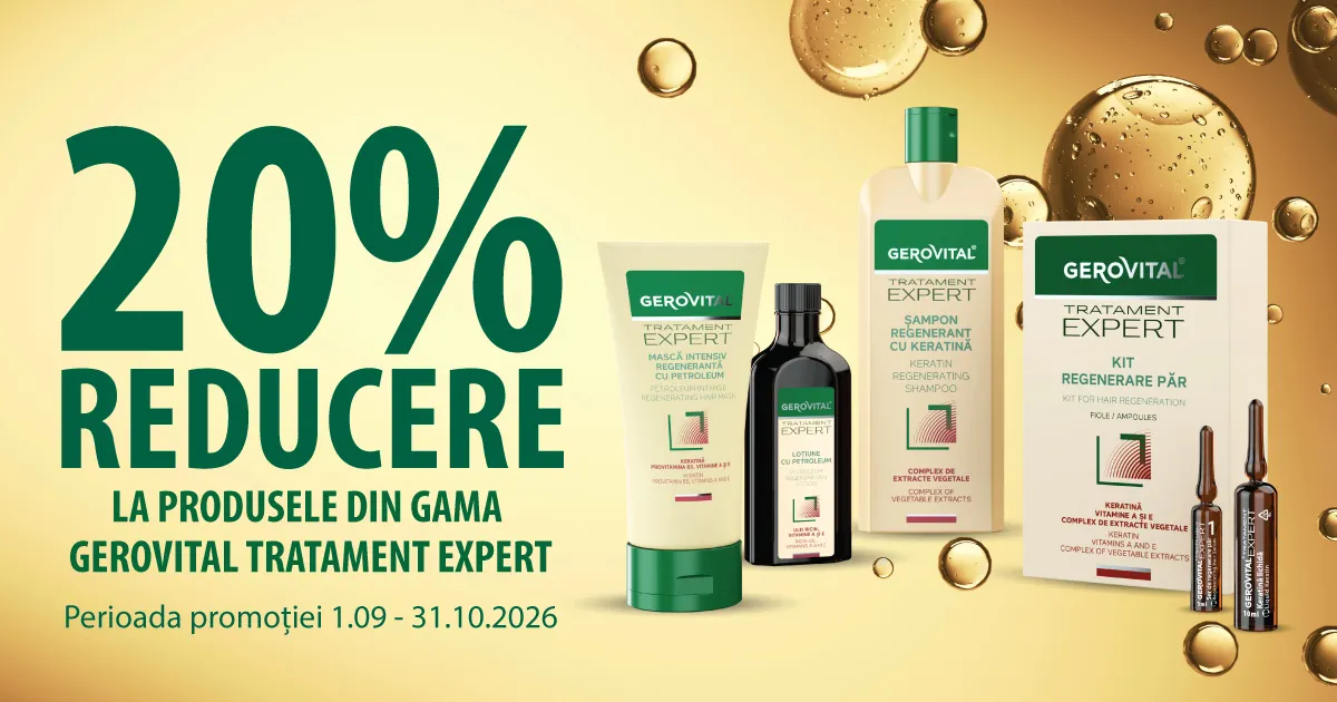 Gerovital Tratament Expert - 20% reducere