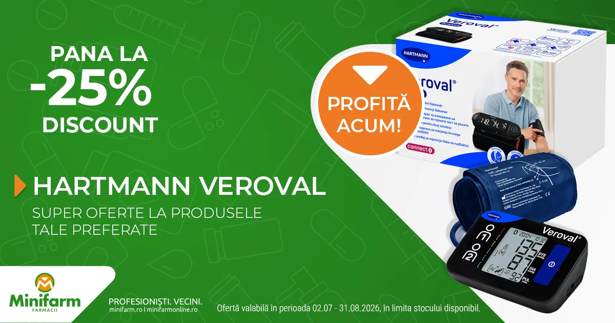 Hartmann Veroval - Tensiometru - Pana la 35% discount